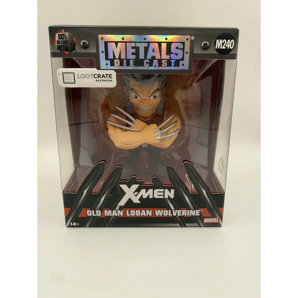 Jada Toys Metals Die Cast Old Man Logan Wolverine M240 Loot Crate Exclusive 4in